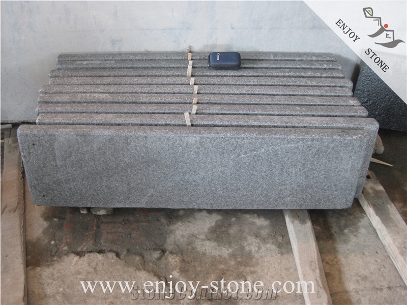 Swimming Pool Coping Stones/G684 Black Basalt/Black Pearl/Fuding Black Natural Stone Pool Coping, China Black Basalt