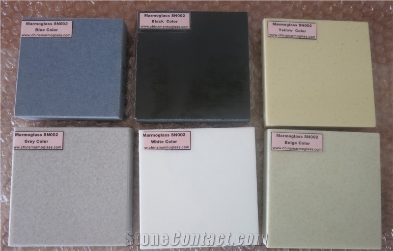 Black Marmoglass Black Crystallized Glass