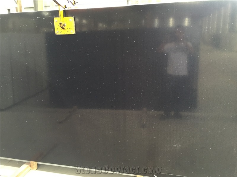 Black Mirror Shining Series China Artificial Quartz Stone Countertops/Quartz Kitchen Worktops/Quartz Bar Top/Quartz Surfaces Tops/Engineered Stone Tops/Kitchen Tops