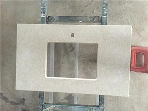 Oem Service Quartz Stone D6131 Polished Surfaces for Custom Countertops 3cm Thick Available with Scratch Resistant and Stain Resistant