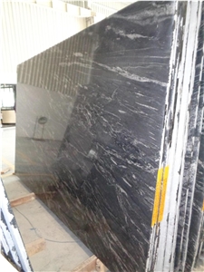 Forest Black Granite Slabs & Tiles ,Silver Paradiso Granites, India Black Granite