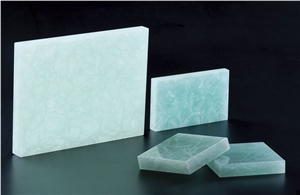 Blue Glasses Panel Slab ,Glass Panel Slab