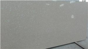 Hot Light Grey Artificial Quartz Stone Slab for Luxurious Flooring