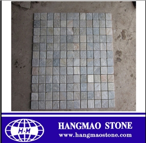 Natural Slate Mosaic Tile, Grey Slate Mosaic Natural Slate Mosaic Tile, Grey Slate Mosaic