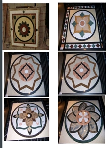 Tile Round Mosaic Medallion Floor & Wall Patterns