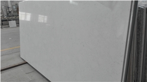 White Artificial Quartz Stone,Artificial Stone Slabs, Carrara White Veined Quartz Stone