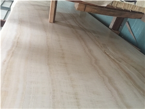 White Tiger Onyx Vein Cut Slab, Turkey White Onyx
