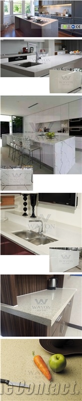 Beige Color Quartz Stone Kitchen Top/Quartz Stone Island Top/Quartz Stone Work Top/China Good Quality Quartz Stone