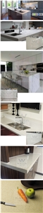 Beige Color Quartz Stone Kitchen Top/Quartz Stone Island Top/Quartz Stone Work Top/China Good Quality Quartz Stone