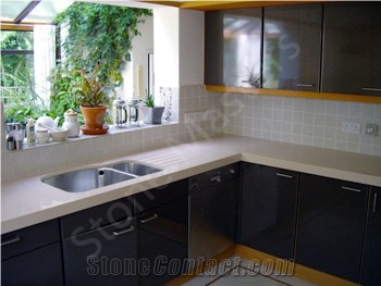 Arenastone Crema Sierra Quartz Worktops