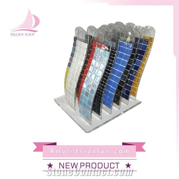 Mosaic Tile And Mable Stone Iron Exhibition Rack 2