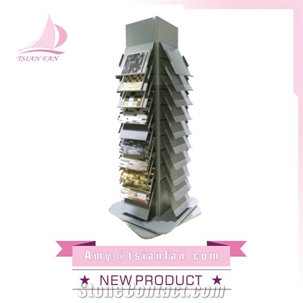 Mosaic Tile Stone Exhibit Display Stand