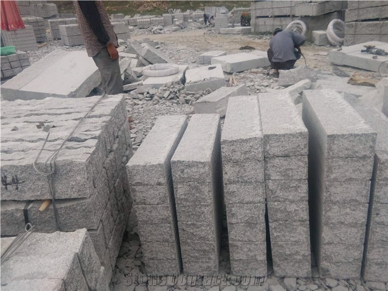 G341 Granite Kerbstone, Rough Surface Kerbstone, Curbstone