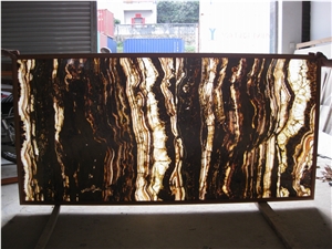 Backlit Onyx Panel, Onyx Wall Covering