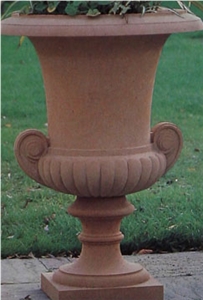 Brown Limestone Planter Pots Planter Vases Flower Pots Flower Vases