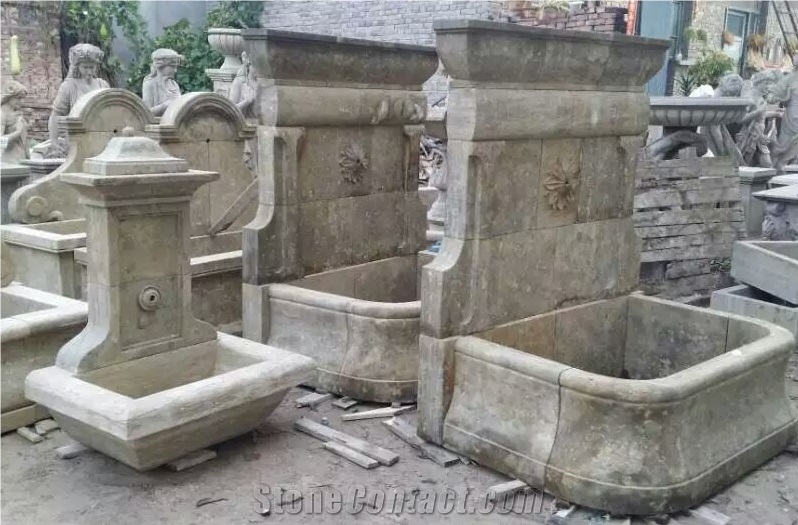 Old Classical Garden Fountain Water Fountain Granite Fountain Sculpture Fountain