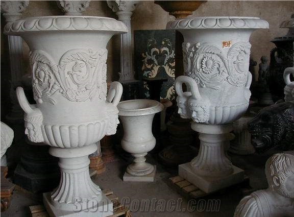Planter Pots Marble Flower Pots/ Planter Pots