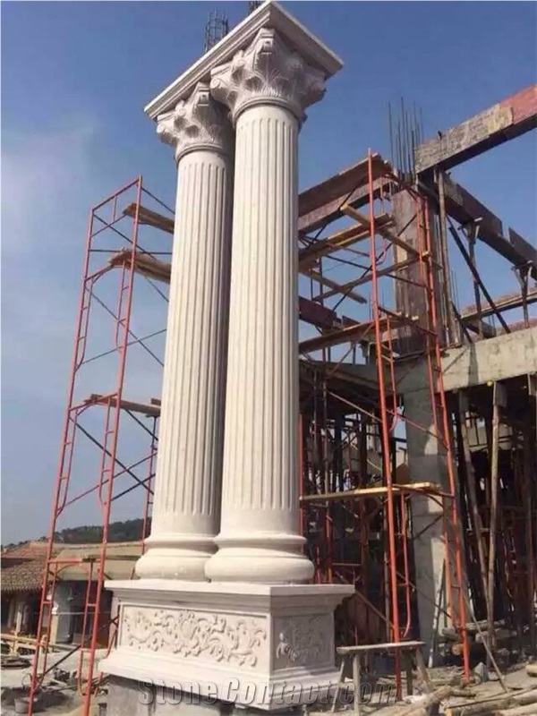 Roman Columns Pillar Handcarved Columns Marble Pillars