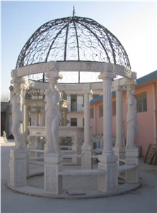 White Marble Gazebo Garden Gazebo
