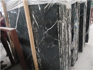 Dakara Black Marble Slab, Black Marble Slab & Tile