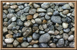 River Grey Stone Pebble Harbor / Pelabuhan