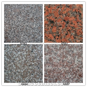 China G383 Wave Flower Red Granite Slabs & Tiles, China Pink Granite