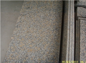 Diamond Like Flowers Granite Tiles & Slabs, China Yellow Granite