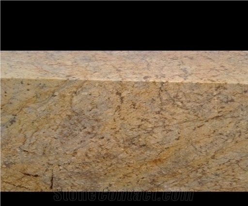 Diamond Like Flowers Granite Tiles & Slabs, China Yellow Granite
