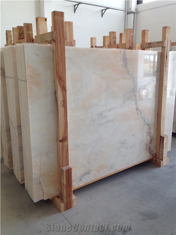 Rosa Aurora Cream Marble, Portuguese Marble Slabs