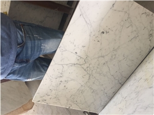 High Polshed Bianco Carrara White Countertops & Vanity Tops