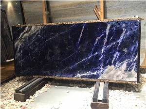 Natural Blue Sodalite Granite Slabs & Tiles