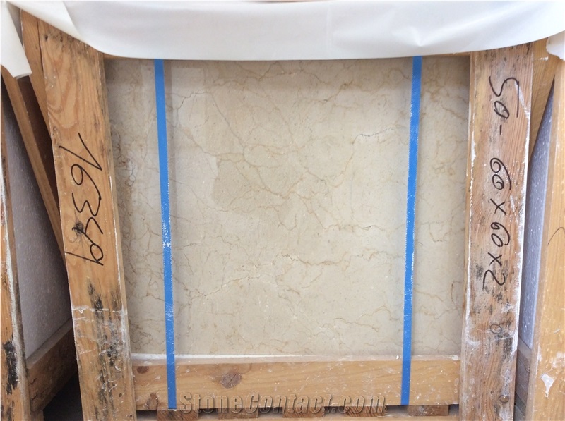 Crema Marfil Gold Marble Polished Slabs