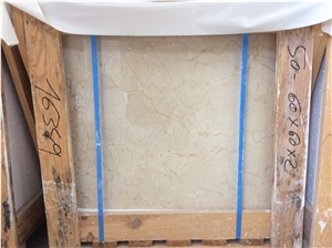Crema Marfil Gold Marble Polished Slabs