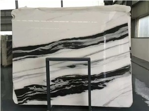 Modern Indoor Designs Polished Panda White Marble Floor Wall Tiles