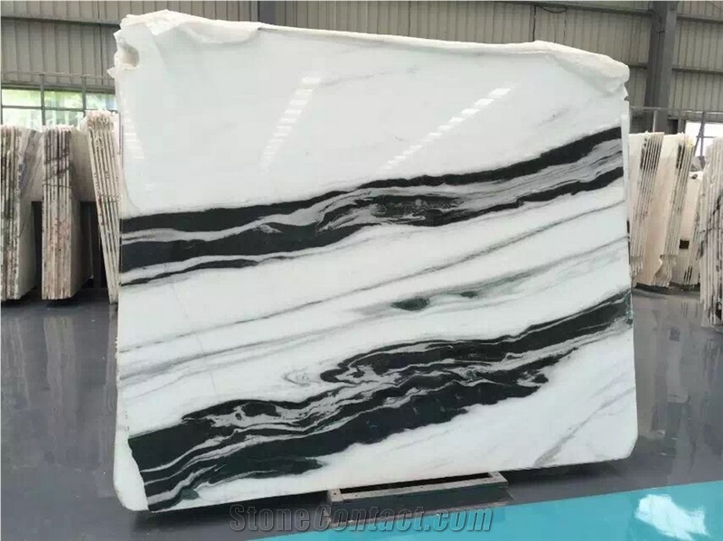 Modern Indoor Designs Polished Panda White Marble Floor Wall Tiles