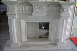Modern Style Fireplace, Popular Sculptured Fireplace Made in China