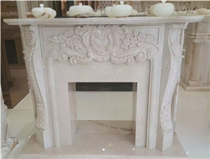 Newest and Competitive Stone Marble Fireplace (Hf-016)