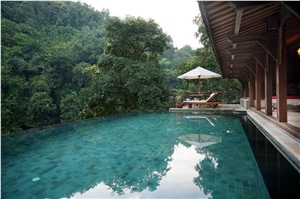 Bali Pedra Green Sukabumi Stone Pool Pavers
