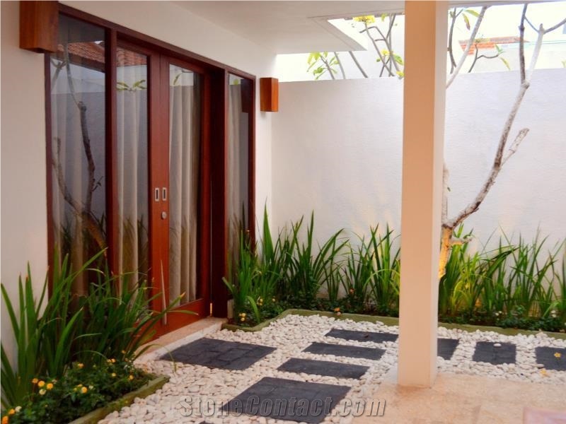 Pedra Hitam Suppliers, Stone Preta Lava Pool Tiles