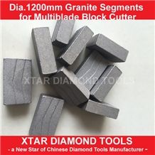 1200mm Granite Cutting Segments for Multiblade Block Cutter