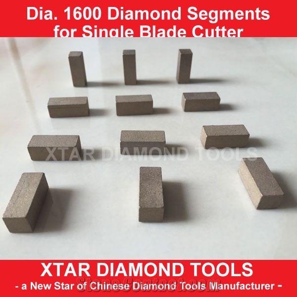 1600mm diamond segments for marble block