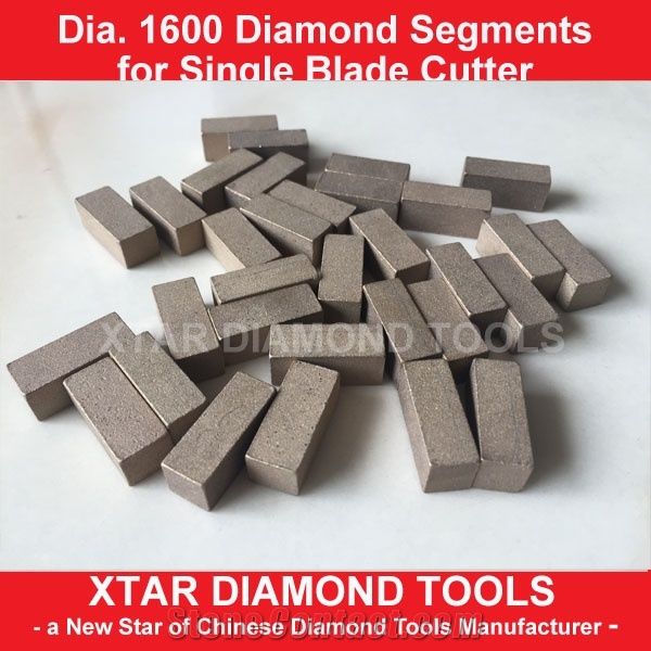 1600mm diamond segments for marble block