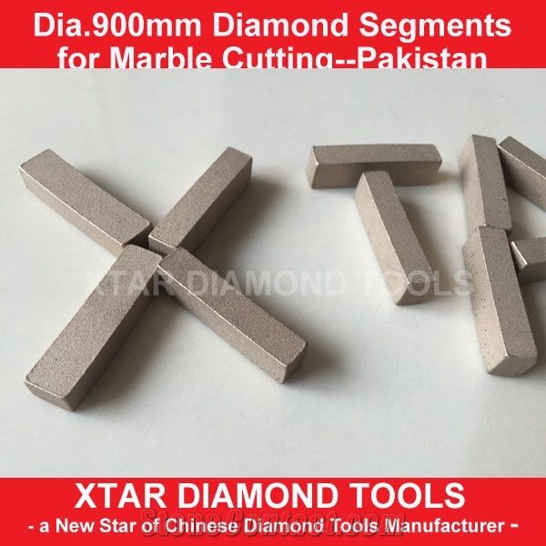 High Quality 900mm Marble Saw Blade Segments with High Thickess
