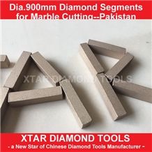 High Quality 900mm Marble Saw Blade Segments with High Thickess