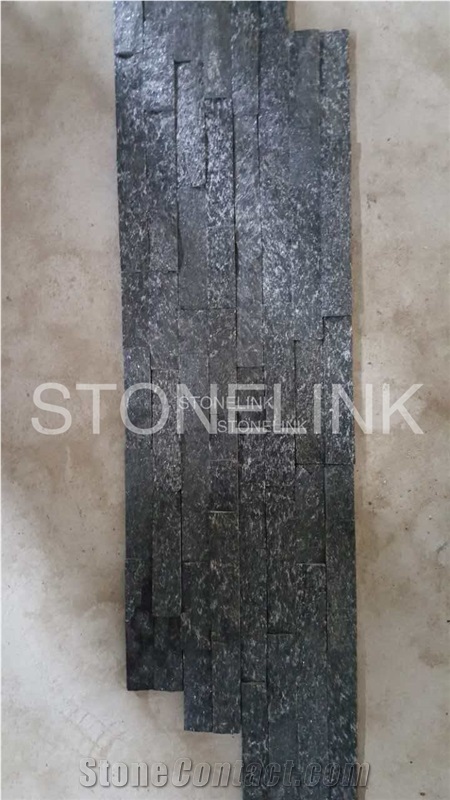 Black Slate Corner Stone, Culture Stone Wall Decor, Wall Cladding
