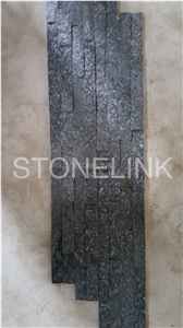 Black Slate Corner Stone, Culture Stone Wall Decor, Wall Cladding