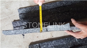 Black Slate Corner Stone, Culture Stone Wall Decor, Wall Cladding