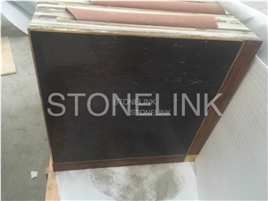 China St Laurent Cut to Size, Saint Laurent Tile with Copper, Brown Marble