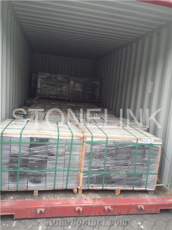 G654 China Dark Grey Granite Cobble Stone& Cube Stones,& Pavers, Nero Impala Granite Paving Sets