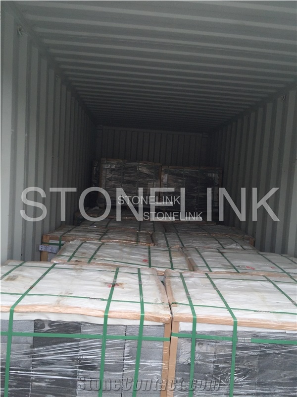 G654 China Dark Grey Granite Cobble Stone& Cube Stones,& Pavers, Nero Impala Granite Paving Sets